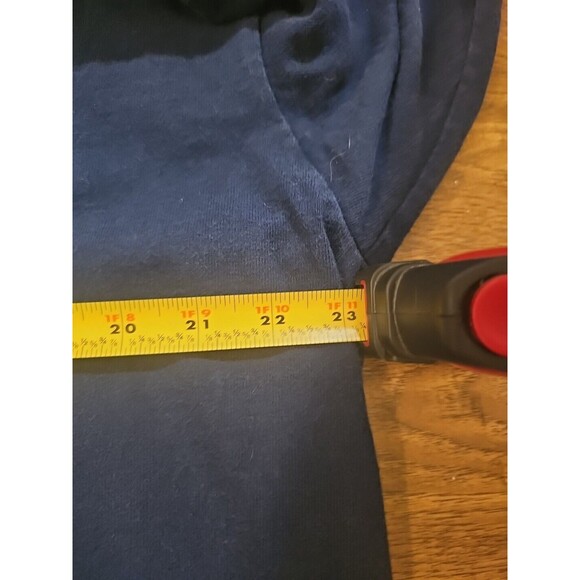 VTG 90s Nike Sweatshirt Men's XL Navy Blue High Neck Long Sleeve Swoosh - Picture 6 of 8